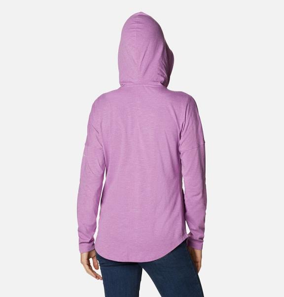 Columbia Cades Cove Hoodies Pink For Women's NZ72146 New Zealand